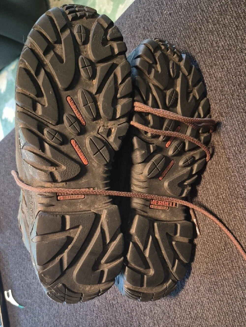 Merrell Brown Men's Lace-Up Hiking Boots